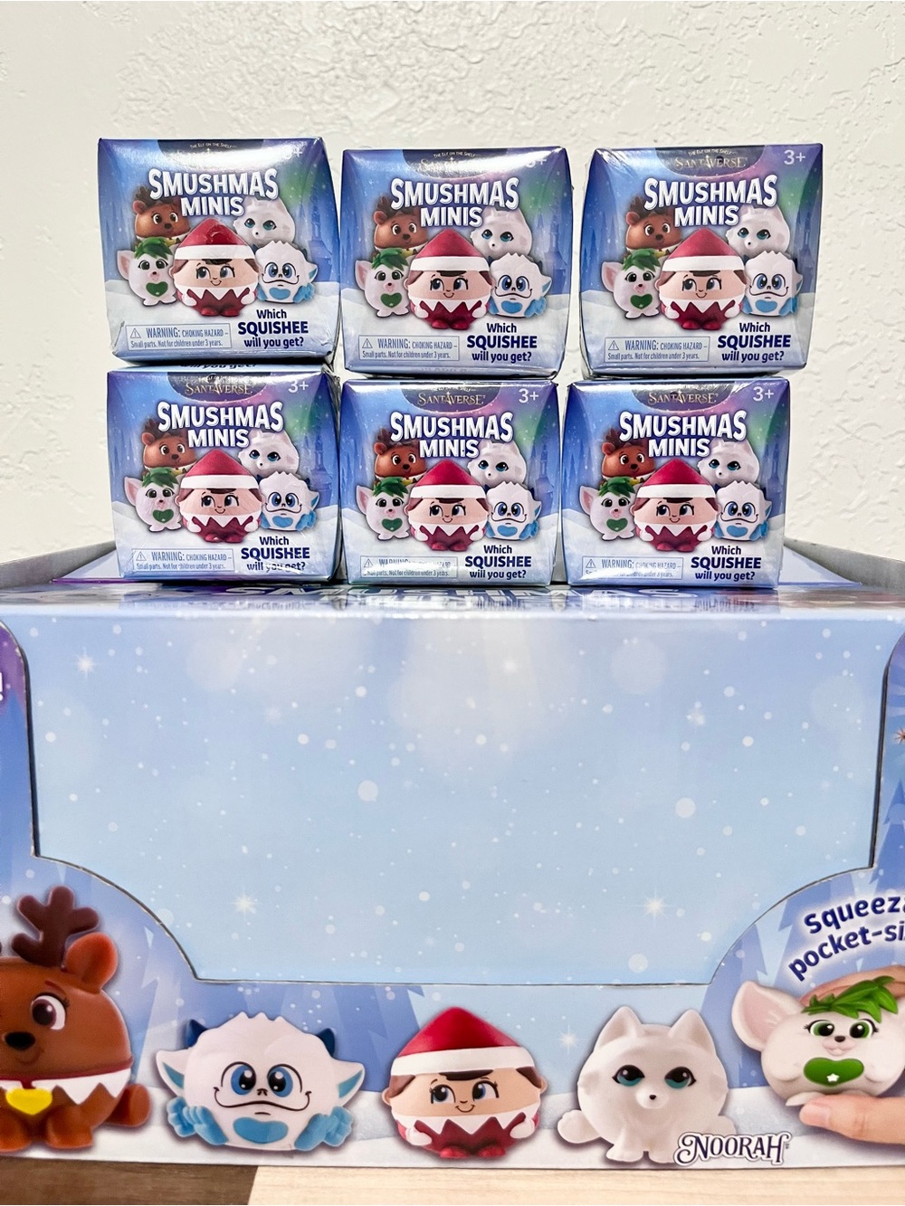 Santaverse Smushmas Minis Squishy Blind Boxes Bundle of 6